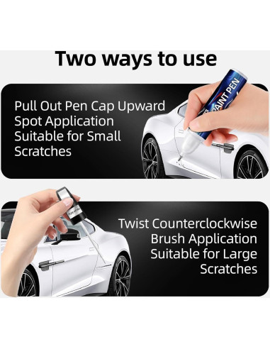 Pintura de Retoque Automotriz Ancars 11.8 ml Negra Brillante