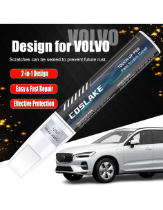 Pintura de Retoque COSLAKE 12ml Negro Ónix (717) para Volvo 2