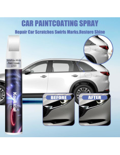 Pintura de Retoque Konexial Snowflake White Pearl 12ml para Mazda 2