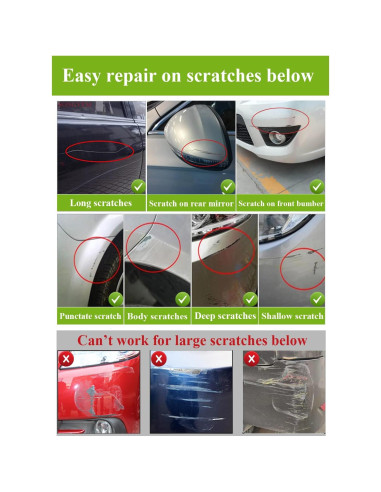 Bolígrafo de Retoque de Pintura SONGVEN para Tesla Blanco Perla 13ml