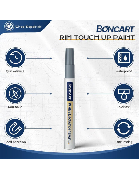 Kit de Reparación de Rayones para Ruedas Boncart Plateado