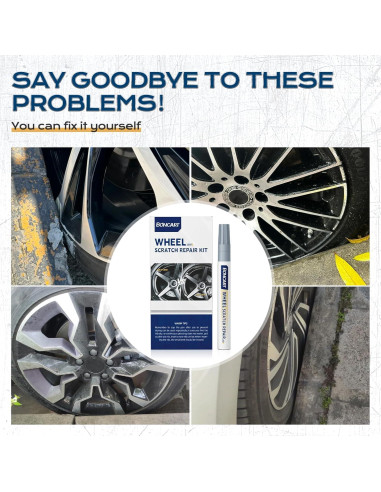 Kit de Reparación de Rayones para Ruedas Boncart Plateado