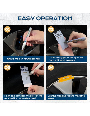 Kit de Reparación de Rayones para Ruedas Boncart Plateado