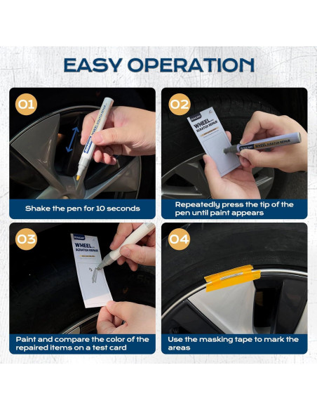 Kit de Reparación de Rayones para Ruedas Boncart Plateado