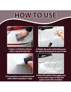 Pintura de Retoque Nigrin 12ml Blanca Semi-Brillante 2