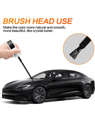 Pintura de Retoque SNSIR para Tesla Model Y/3/X/S 12 ml Negro