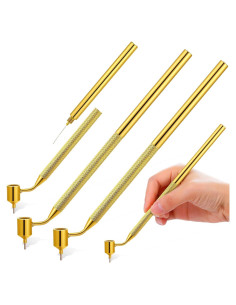 Bolígrafos de Pintura Dorados Gersoniel 0.5mm - 2 Piezas