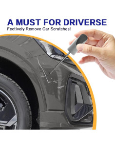 Bolígrafo de Pintura de Retoque HEVLE 2 en 1 Gris 12ml 2