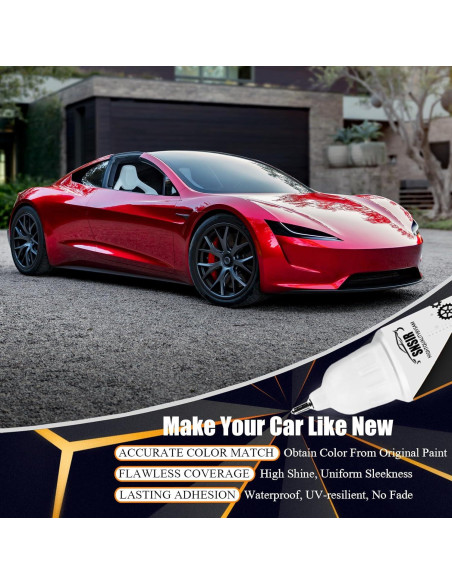 Pintura de Retoque SNSIR Blanco Perla para Tesla Model Y/3/X/S