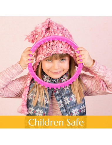 Juego de Telar de Tejer Redondo VGOODALL 18 Piezas para Bricolaje