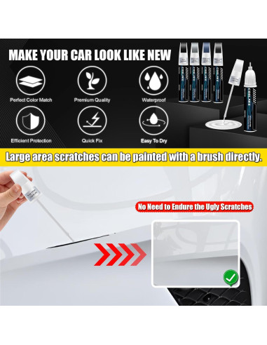 Pintura de Retoque COSLAKE 12ml Negro (040/9040) para Mercedes-Benz