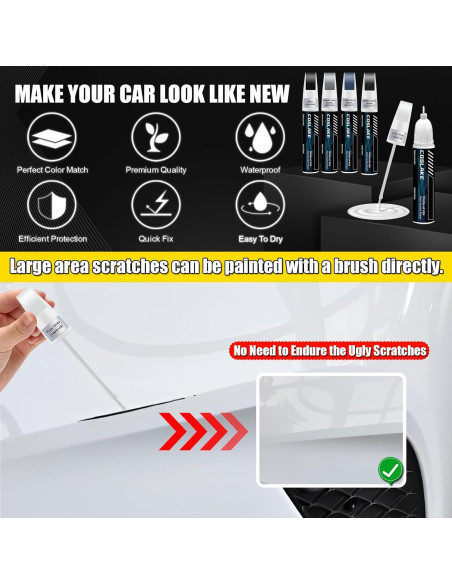 Pintura de Retoque COSLAKE 12ml Negro (040/9040) para Mercedes-Benz