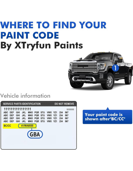 Pintura de Retoque GMC G1K Azul Océano Profundo 29.57 ml