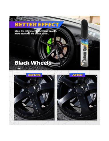 Bolígrafo de Pintura de Retoque SCUARI para Llantas Negras