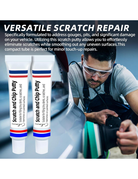 Kit de Reparación de Rayones para Automóvil Calvana 2 Tubos 20g