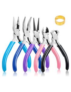 Juego de 5 Alicates Mckanti para Hacer Joyería - Acero Aleado