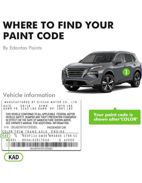 Pintura de Retoque Edantas QAB Perla Blanca Tricoat 10ml