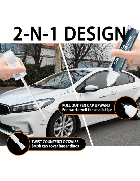 Pintura de Retoque SNSIR Perla Blanca Nieve 11.83 ml para Kia