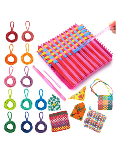 Kit de Telar de Tejer SAYHALO para Potholder 339 Bucles