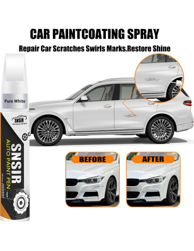 Pintura de Retoque SNSIR Blanca Pura 11.8 ml para Coches