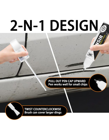 Pintura de Retoque SNSIR Blanca Pura 11.8 ml para Coches