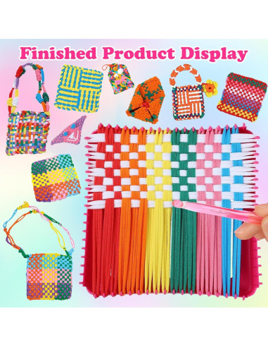 Kit de Telar de Tejer SAYHALO para Potholder 339 Bucles