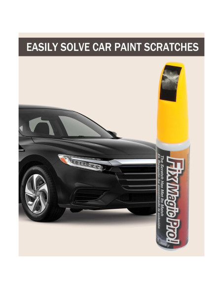 Bolígrafo de Reparación de Rayones de Pintura Zlirfy 12ml Negro