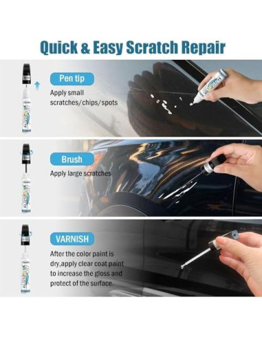 Removedor de Rayones de Pintura Automotriz FIXEZPRO Negro 18.93ml