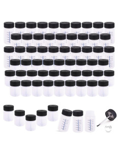 Kit de 64 Botellas de Pintura de Retoque BUWUSMU 30ml y 60ml