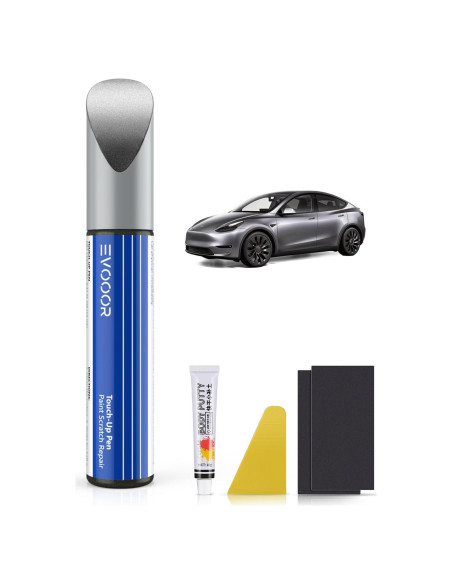 Kit de Pintura de Retoque Quicksilver PN00 para Tesla - 12.14 ml