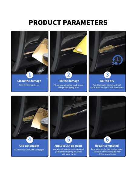 Kit de Pintura de Retoque Quicksilver PN00 para Tesla - 12.14 ml