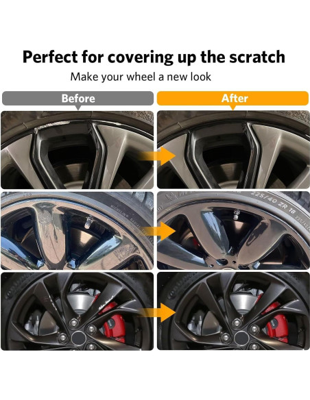 Pintura de Retoque Negra para Llantas Carsmallma 11.8ml