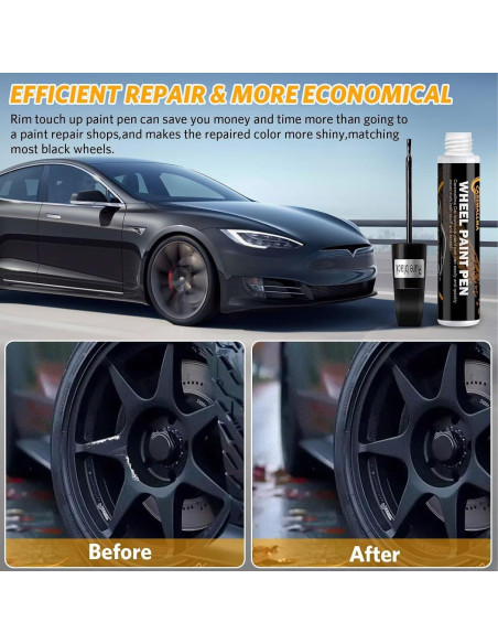 Pintura de Retoque para Ruedas Negras Carsmallma 11.8ml