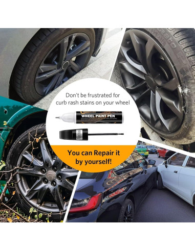 Pintura de Retoque para Ruedas Negras Carsmallma 11.8ml
