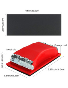 Papel de Lija Húmedo Seco 90 Pcs VERONES 22.49x9 cm Grano 400-3000 2