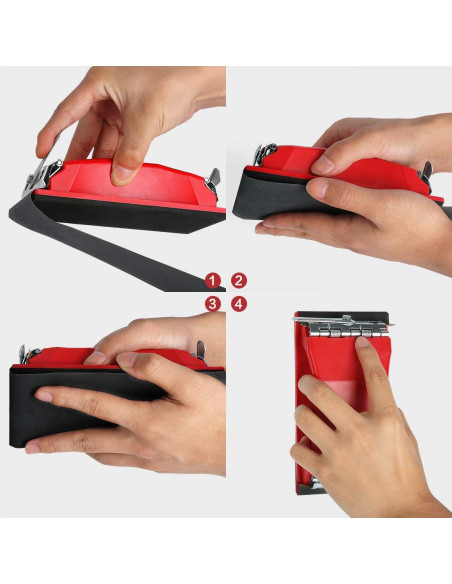 Papel de Lija Húmedo Seco 90 Pcs VERONES 22.49x9 cm Grano 400-3000