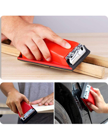 Papel de Lija Húmedo Seco 90 Pcs VERONES 22.49x9 cm Grano 400-3000