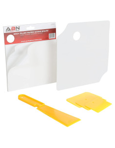 Kit de Mezcla ABN para Carrocería - 3 Raspadores y 100 Hojas
