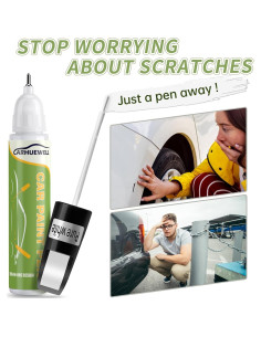 Bolígrafo de Pintura de Retoque Blanco Carhuewell 12ml 2