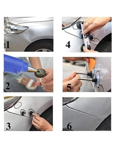 Kit de Extracción de Abolladuras Winsall DS-456 con Pistola