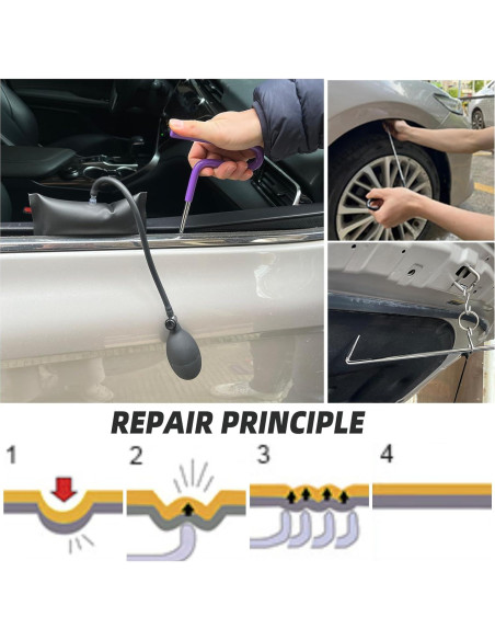 Kit de Reparación de Abolladuras Sin Pintura Chymogul DTZ168