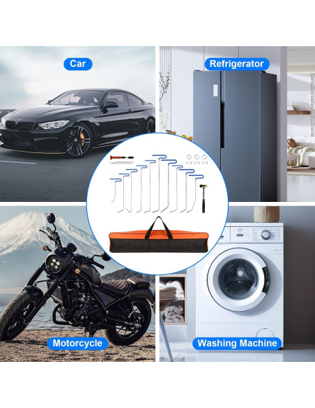 Kit de Eliminación de Abolladuras Xeoca 20 Piezas Acero Inoxidable