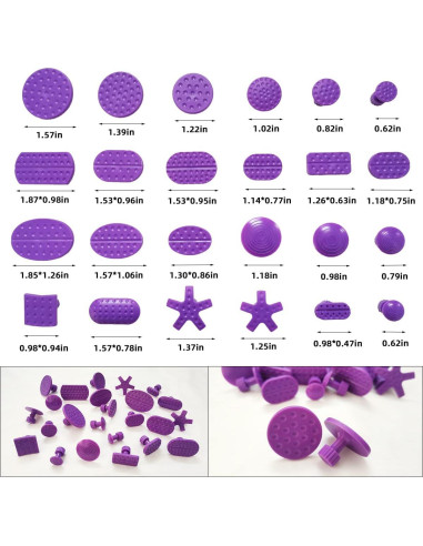 Kit de Reparación de Abolladuras CYGOODS 67 Piezas 2.05 kg