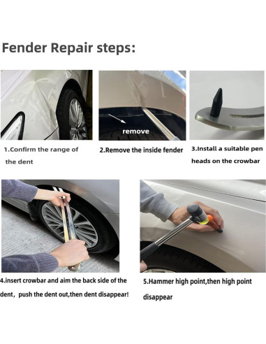 Kit de Reparación de Abolladuras CYGOODS 67 Piezas 2.05 kg