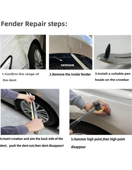 Kit de Reparación de Abolladuras CYGOODS 67 Piezas 2.05 kg