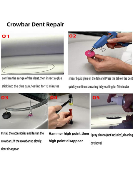 Kit de Reparación de Abolladuras CYGOODS 67 Piezas 2.05 kg