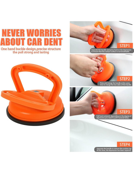 Kit Extractor de Abolladuras de Coche Enttgo - 4 Ventosas