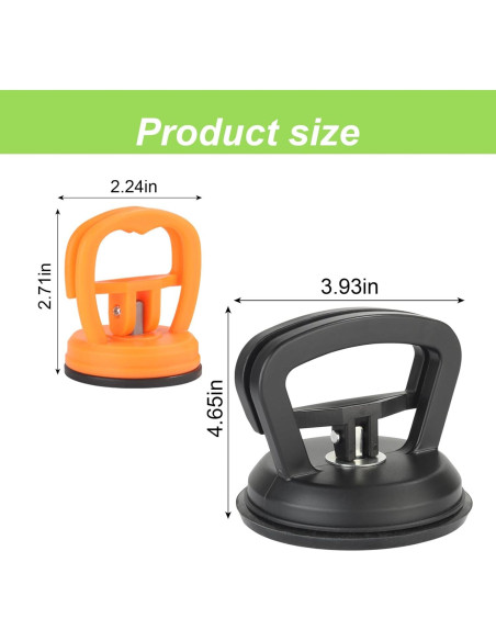 Kit de Extracción de Abolladuras Zinytrae - 3 Ventosas Grandes