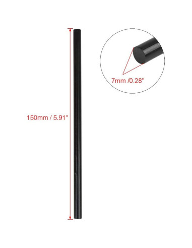 20 Palos de Pegamento Caliente 7mm X AUTOHAUX para Reparación de Abolladuras