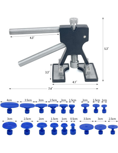 Kit Extractor de Abolladuras Sutekus 18 Pestañas Ajustables